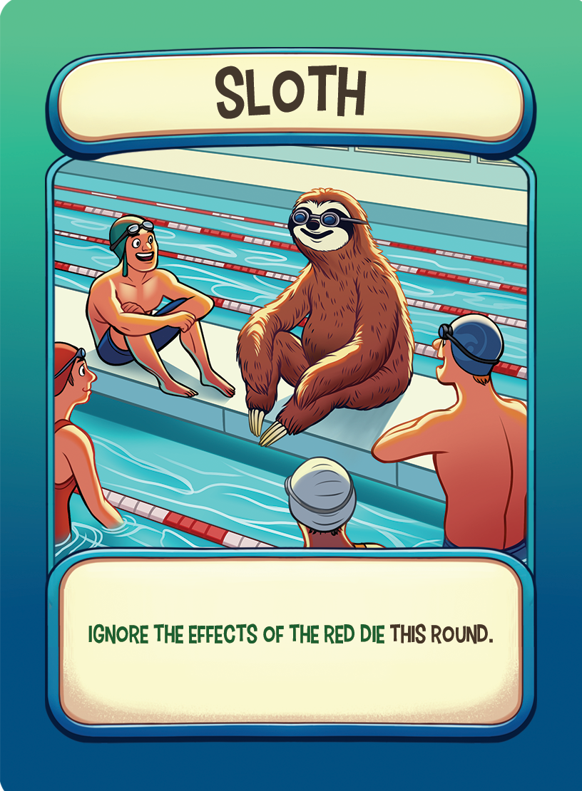 Sloth action card